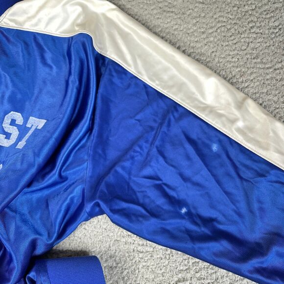 Everlast Boxing Track Jacket Mens Large Blue Full Zip Long Sleeve Pockets Y2K - Picture 2 of 15